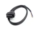 Produktbild: LoongGate OBD-II 16 Pin zu Ende offene Stecker Draht - OBD2 Buchse 16 Pin Round Verlängerung Stecker Diagnosekabel - 1 Meter (3.2ft)