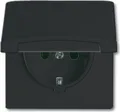Produktbild: BUSCH-JAEGER SCHUKO-Steckdose IP44 20EUGK-35-101 AW44 Deckel 20EUGK-35-101 (2064-0-0290)
