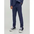 Produktbild: Jack & Jones Junior Anzughose JPRSOLAR elastisch, pflegeleicht, komfortabel unifarben, modisch, slim fit, Web blau 134