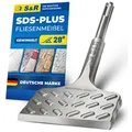 Produktbild: S&R Hochleistungs - Fliesenmeißel SDS plus 180mm/165mm x 75mm. Made in Germany