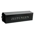 Produktbild: Burg-Wächter Zeitungsrolle mit Metall-Seitendeckel, Briefkastenergänzung, Eckig, Verzinkter Stahl, 808 E, Alteisen