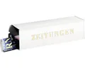 Produktbild: Burg Wächter Zeitungsbox Metall BxHxT 425/120/110 mm eckig weiß