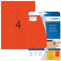 Produktbild: HERMA Universal-Etiketten SPECIAL 105 x 148 mm rot 80 Etiketten