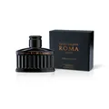 Produktbild: Laura Biagiotti – Roma Uomo Nero Estremo Eau de Parfum Intense 125 ml – Herrenparfum – Holzig-Ambriertes Fougère – Intensive und Tiefe Noten – Schwarzer Flakon Inspiriert vom Römischen Pantheon