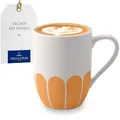 Produktbild: Villeroy & Boch - Fleur soleil Henkelbecher gelb, Spülmaschinenfest, Mikrowellensicher, Becher für Kaffee & Heißgetränke, Teetasse, Tasse mit Griff, Kaffeebecher Orange, Kaffeetasse, Premium Porzellan