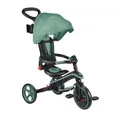 Produktbild: GLOBBER Explorer Trike Foldable 4in1 - Oliv grün - Dreirad, Laufrad und Kinderwagen in 10/8,5 Zoll - TPR-Sitz - höhenverstellbares Kinderfahrzeug