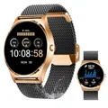 Produktbild: XCOAST JOLI Damen Smartwatch - 1,3 Zoll AMOLED, iOS und Android, 21 Sportarten, Edelstahlarmband, Herzfrequenz, Blutdruck, Blutsauerstoff, Schlaf, 9 Tage Akku