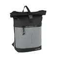 Produktbild: New Rebels Bowie New York Schwarz 21L Rucksack Rolltop Reflektion Wasserabweisend Laptop 15.6