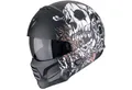 Produktbild: Scorpion Exo Motorradhelm Scorpion Exo-Combat II Genesis Matt-Schwarz / Weiss / Gold (1er Set)