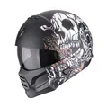 Produktbild: Scorpion Exo Combat II Genesis Mattschwarz-Weiss-Gold Gr. S Motorradhelm