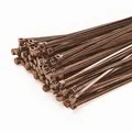 Produktbild: 100 Stück Kabelbinder 300mmx4,8mm für Zaun Schattiernetz Zaunblende in braun
