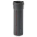 Produktbild: HT Safe Abflussrohr mit Steckmuffe und Gummidichtung (Ausführung: DN 40 L=750 mm)