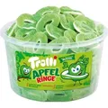 Produktbild: Trolli Fruchtgummi APFELRINGE, 150er Runddose