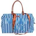 Produktbild: Childhome Wickeltasche Mommy Bag Blaue Streifen, Weiß, Hellblau, Textil, Streifen, 55x30x40 cm, Reach, EN 71, Baby on Tour, Kinderwagen, Wickeltaschen & Wickelrucksäcke