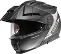 Produktbild: Schuberth E2 Explorer Anthracite Motorrad Klapphelm Gr. 61 (XL) Schwarz Weiß