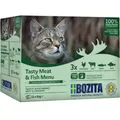 Produktbild: Bozita Fleisch & Fisch in Geleé Multipack Nassfutter Katze 1 Palette (12 x 85 g)