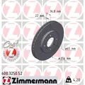 Produktbild: 2x ZIMMERMANN Sport Z Bremsscheibe 600.3250.52