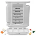 Produktbild: Medikamentendosierer Tablettenbox Pillendose Pillenbox Medikamentenbox 7 Tage