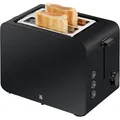 Produktbild: WMF Toaster Stelio Edition, 2 Scheiben, 1050 Watt, Edelstahl, schwarz