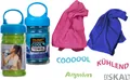 Produktbild: 4 x Ice Tuch, Cool Down Towel Eis-Kühltuch bei Sport und Fitness Sporthandtuch