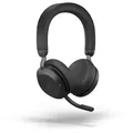 Produktbild: Jabra Evolve2 75 Headset, USB-C Kabellos, Bluetooth, Schwarz, UC zertifiziert