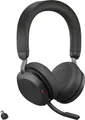 Produktbild: Jabra Evolve2 75 On Ear Headset kabelgebunden Schwarz Batterieladeanzeige, Mikrofon-Stummschaltung Telefon