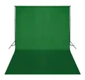 Produktbild: vidaXL Fotohintergrund Fotohintergrund-System 500 x 300 cm Grün
