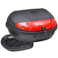 Produktbild: Motorrad Top Case 72 L PP wasserdicht Rollerkoffer mit Reflektor