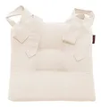 Produktbild: Magma Heimtextil Stuhlkissen Sitzkissen Schleifenband Auflage Polster Stuhl Stuhlauflage Rattanstühle extra dick robust Esszimmerstühle Indoor Outdoor