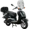 Produktbild: Motorroller Firenze Limited 50 ccm 45 km/h EURO 5 schwarz - Schwarz