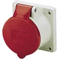 Produktbild: Mennekes (Unternehmen) 1385 gerade Panel Mounted Sockel, IP 44 Schutz, 6 Stunden Earth Position, 5 Pole, 16 A, 400 V, rot, Red