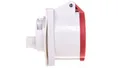 Produktbild: Gerade Bordsteckdose 5P 16A 400V rot IP44 1385 MEN1385
