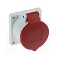Produktbild: MENNEKES 1385 CEE Anbaudose 16A 5 - polig rot 400 V gerade IP44 3P + N + E
