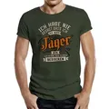 Produktbild: RAHMENLOS® T-Shirt als Geschenk für Jäger - der beste Jäger grün XXL