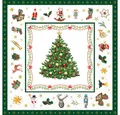Produktbild: Ambiente Luxury Paper Products Papierserviette Weihnachtsservietten Party Serviette festlicher besonderer Moment, (20 St), Ambiente Servietten im weihnachtlichem Wintergrün