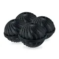 Produktbild: Relaxdays Waschball 4er Set, Waschkugel für Waschmaschine, ökologisch, hautfreundlich, Waschen ohne Waschmittel, schwarz