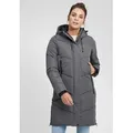 Produktbild: OXMO Steppmantel OXJuna Steppjacke Parka mit Kapuze und praktischen Taschen grau L