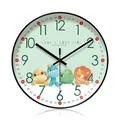 Produktbild: Dinosaurier Wanduhr Kinder 10 Wanduhr Kinderzimmer Lautlos Quarz Kinder Wandu...