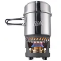 Produktbild: Esbit Spiritus-Kochset mit Edelstahl-Topf und Spiritusbrenner Messing CS985ST