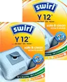 Produktbild: 2x Swirl Y 12 EcoPor Staubsaugerbeutel Y12 frei Haus - 2 Pakete = 8 Beutel DHL