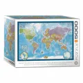 Produktbild: Eurographics XXL-Puzzle Weltkarte, 5000 Teile, 152 x 102 cm, 8520-5890