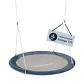 Produktbild: HUDORA Nestschaukel Lounge - Höhenverstellbare Hängeschaukel mit 90/110cm Durchmesser für bis zu 150kg - Schaukel mit geschlossener Sitzfläche - Familienschaukel für drinnen & draußen