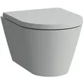 Produktbild: LAUFEN Kartell Wand-Tiefspül-WC H8203337590001 grau matt, spülrandlos, Form innen rund