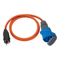 Produktbild: Camping Adapterkabel IP44 1,5m H07RN-F 3G2,5 Schutzkontakt-Stecker, CEE-Kupplung 230V/16A