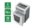 Produktbild: LEITZ Aktenvernichter Office Pro P6+, Mikroschnitt 1x5 mm, bis 5 Blatt, 30 Liter