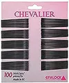 Produktbild: Efa Chevalier Haarkl. schw. 100St. 5cm