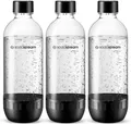 Produktbild: SodaStream PET Flaschen SET Standard 3x 1L weiss/schwarz einfache Reinigung
