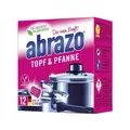 Produktbild: abrazo Topf und Pfanne Reinigungskissen, 8 Stück veganer Spülschwamm mit Pflanzenseife für Grill, Backofen und Küche