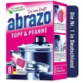 Produktbild: abrazo Topf & Pfanne | 8 Reinigungskissen für Töpfe, Grill & Backofen, Spülschwamm mit veganer Pflanzenseife, Küchenschwamm, Reinigungsschwamm