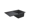 Produktbild: Grohe Granitspüle Grohe Einbauspüle K400 50-C 78/50 1.0 rev, granit schwarz, 0/0 cm